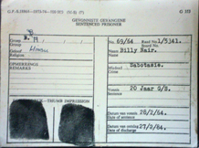 Robben Island Identity Card