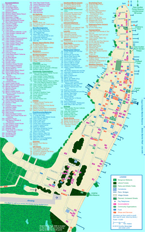 Caye Caulker Village Map